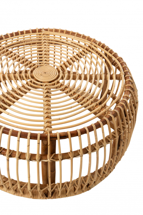 Masa rotunda Ana, Ratan/Bambus, Natural, 81x81x38.5 cm [3]