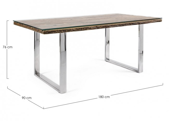 Masa Stanton, Metal, Natural, 180x90x76 [2]