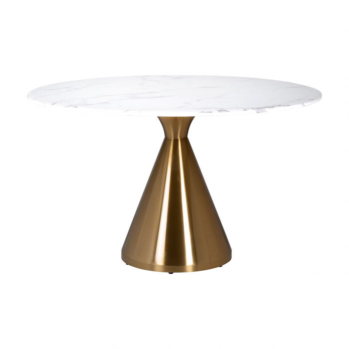 Masa Tenille inox/marmura artificiala 130x76  cm [2]