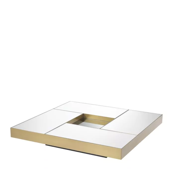 Măsuță de cafea, Allure finisaj alama, Dims: L. 120 | W. 120 | H. 23.5  (CM) [2]