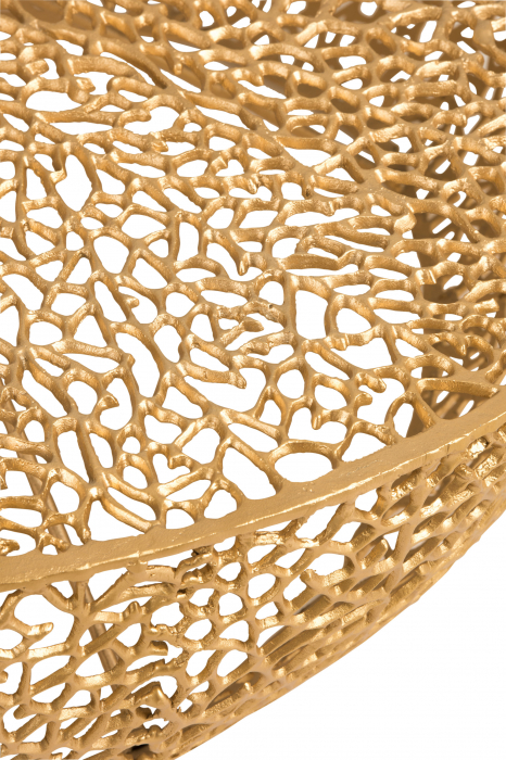 Masuta Coral, Aluminiu, Auriu, 115x114x31.5 cm [4]