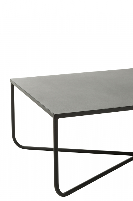 Masuta Cross, Metal, Negru, 100x60x32.5 cm [4]