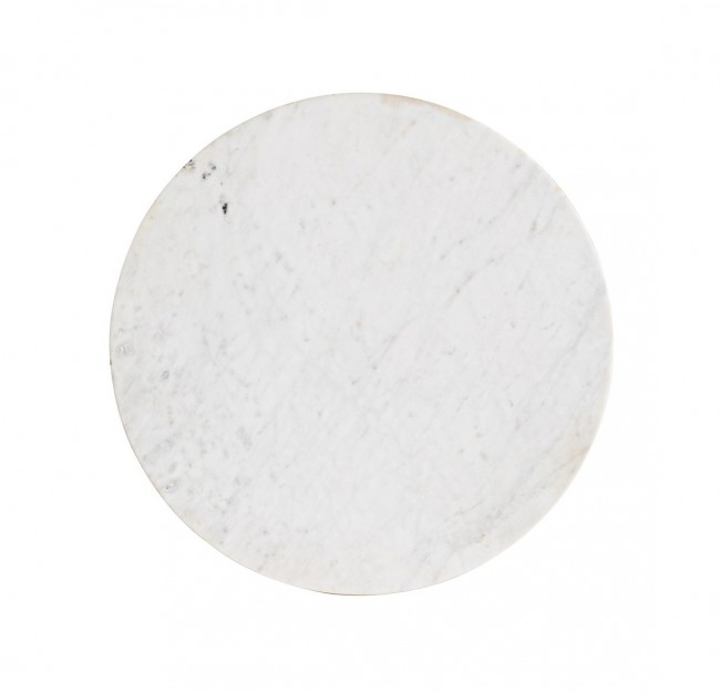 Masuta de cafea Albany rotunda, Marmura, Alb, 52x55 cm [4]