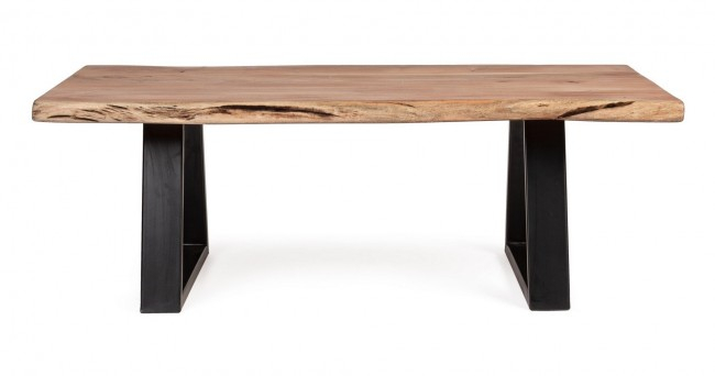 Masuta de cafea Artur, Lemn, Maro, 116x65x40 cm  [3]