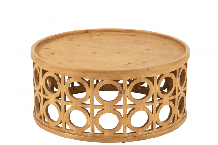 Masuta de cafea Carving, Lemn de Brad/Mdf, Natur [1]