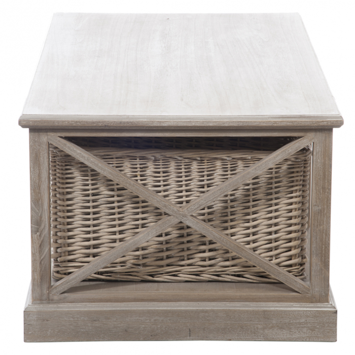 Masuta de cafea RH, Lemn, Natural, 120.2x69x50.5 cm [2]