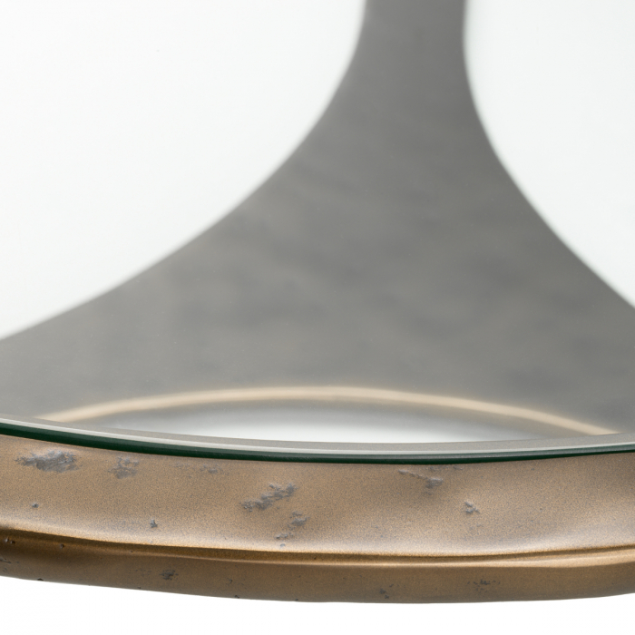 Masuta de cafea, cu finisaj bronz Cambronne, Dimensiuni: Ø 102 | H. 34.5   [6]
