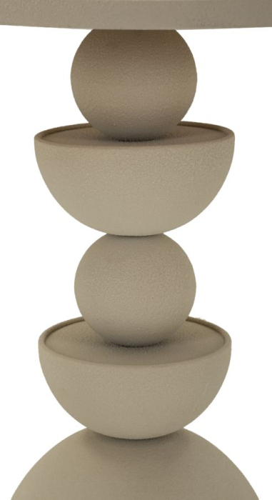 Masuta de cafea Dune cu oglinda ø 45x49,5 cm [3]