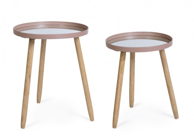 Masuta de cafea Edvard Mov, Set de 2  [1]