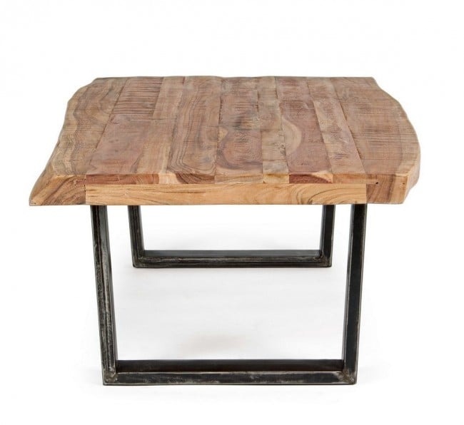 Masuta de cafea Elmer, Lemn de acacia, Maro, 120x70x42 cm  [4]