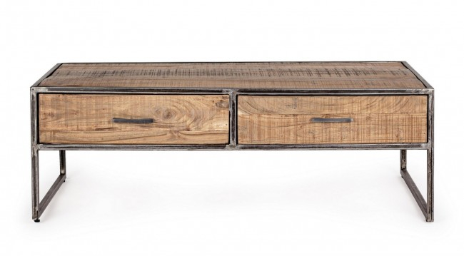 Masuta de cafea Elmer, Lemn, Maro, 120x60x40 cm  [3]
