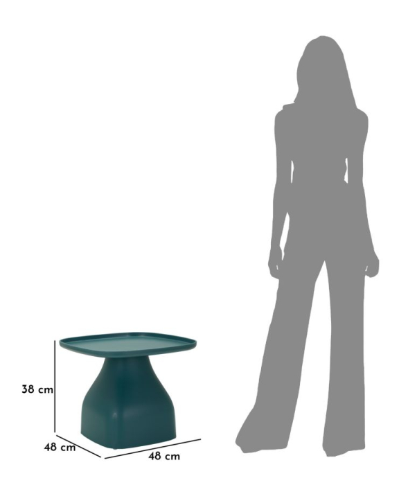 Masuta de cafea Gea albastra 48x48x38 cm [7]