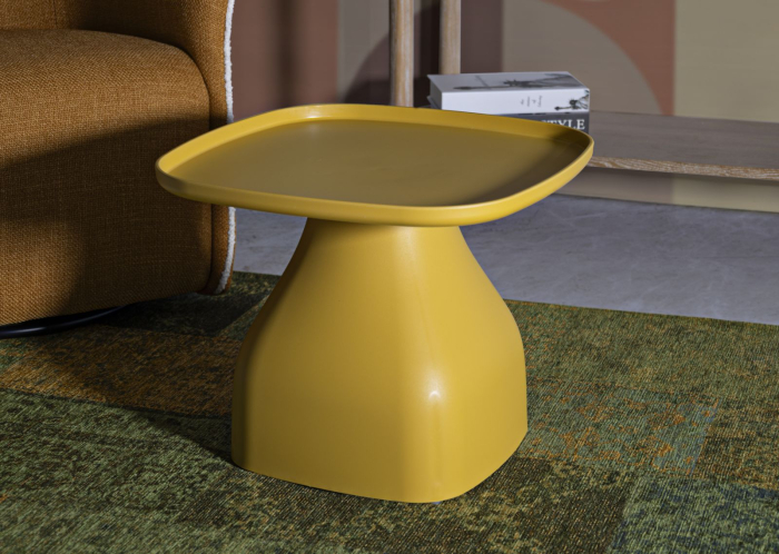 Masuta de cafea Gea galbena 48x48x38 cm [6]
