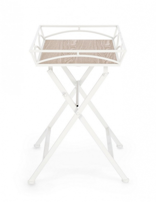 Masuta de cafea Guenda, Alb, 60 Cm [4]