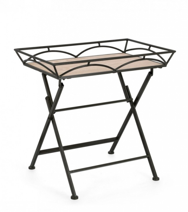Masuta de cafea Guenda, Negru H60 [1]