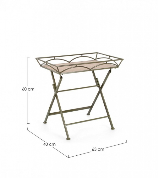 Masuta de cafea Guenda, Verde H60 [2]