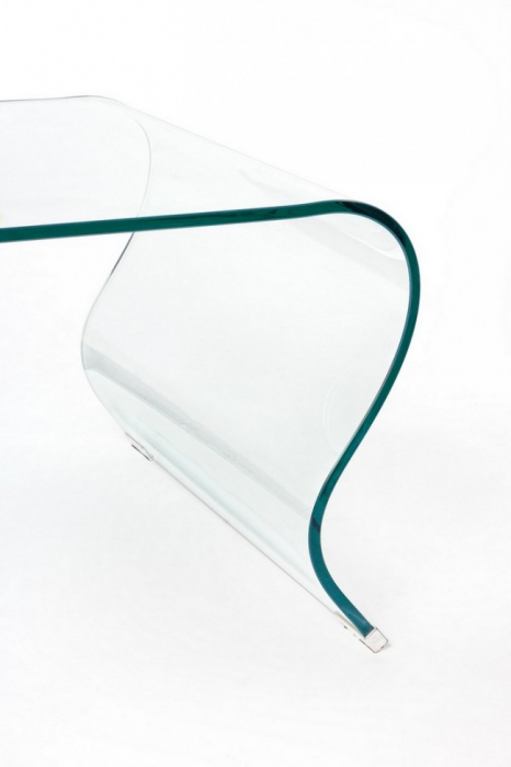 Masuta de cafea Iride, Sticla, Translucida, 120x60x42 cm  [4]