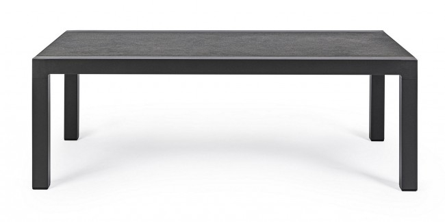 Masuta de cafea Kledi, Aluminiu, Negru, 120x70x43 cm [3]