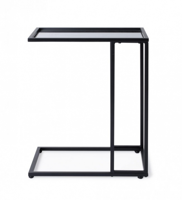 Masuta de cafea Niklas, Negru H60 [2]