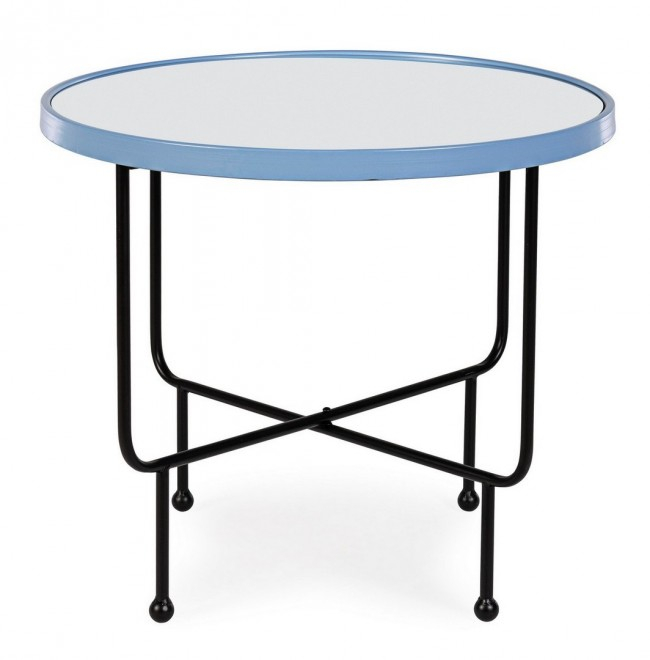 Masuta de cafea rotunda Painter, Otel, Maro, 58.5x58.5x51 cm [3]