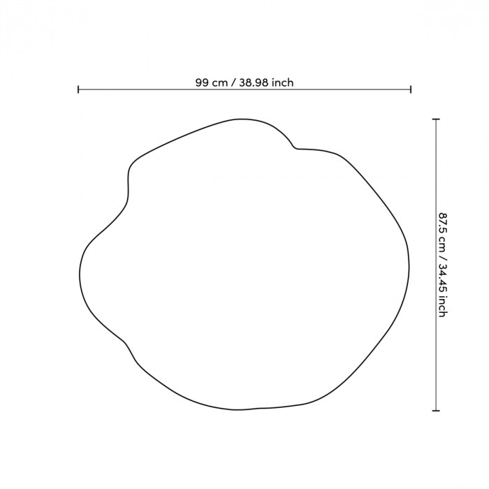 Măsuță de cafea, Shapiro marmura usoara, Dims: L. 99 | W. 87.5 | H. 37  (CM) [6]