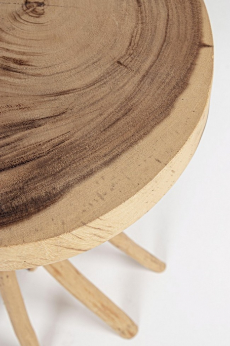 Masuta de cafea Solidad, Lemn, Maro, 56x56x56 cm  [3]