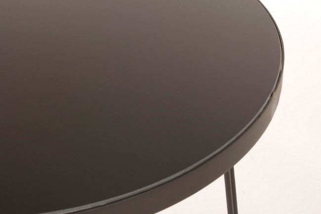 Masuta de cafea Zaira, Metal, Negru, 50x55 cm [3]