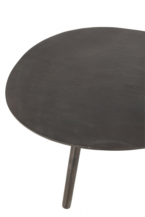 Masuta Drop, Metal, Negru, 90x56x32 cm [3]