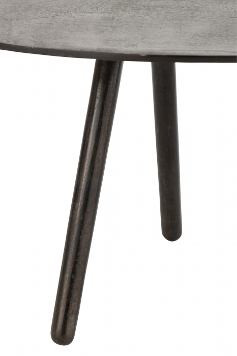 Masuta Drop, Metal, Negru, 90x56x32 cm [2]