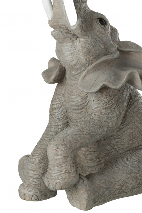 Masuta elefant, Material sintetic, Gri, 49x48x63 [5]