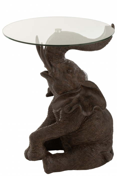 Masuta Elephant, Compozit, Maro, 52.3x48x65 cm [2]