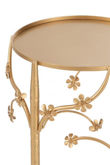Masuta Gold, Metal, Auriu, 32x30x70 cm [2]