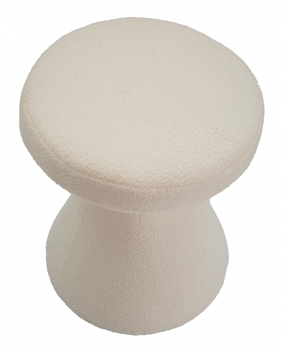 Masuta Ice, Lemn/ MDF/Fibre sintetice, Crem/ Auriu, 51x42x42 cm [4]