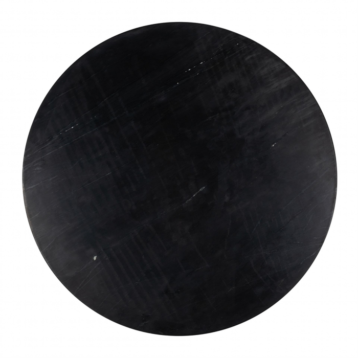 Masuta Ironville, Metal/Marmura/Lemn, Auriu/Negru, 40x90 cm [5]