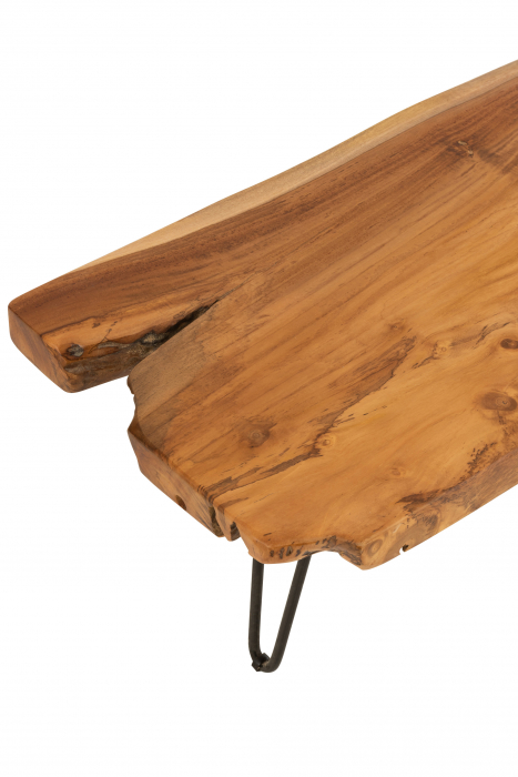 Masuta Irregular, Lemn, Maro, 60x40x50 cm [4]
