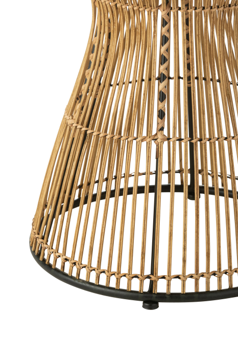 Masuta laterala, Fibre naturale, Natural, 57x57x61 [3]