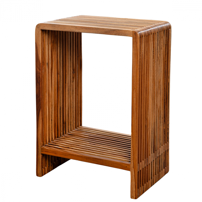 Măsuță laterală, Lemn, culori naturale, PU 1, L. 30 cm, L. 40 cm, H 57 cm [1]