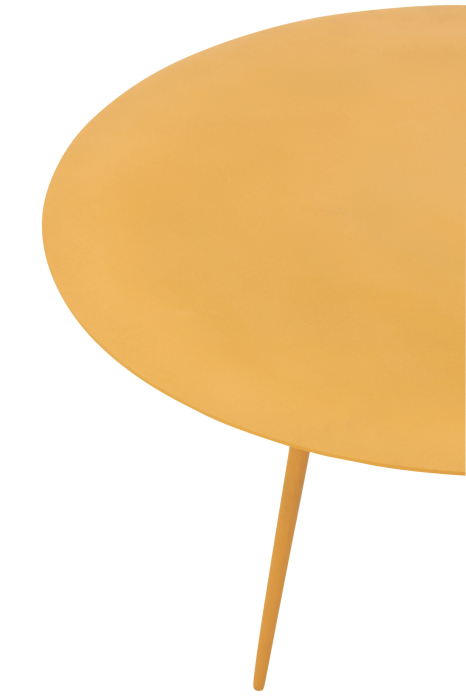 Masuta laterala, Metal , Ocru, 56x56x45.5 [4]