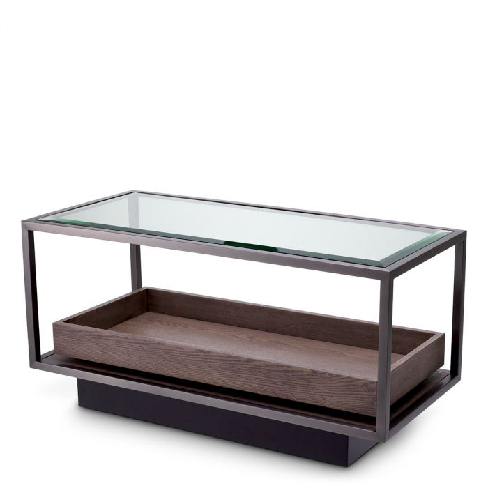 Măsuță laterală, Roxton, finisaj bronz, Dims: L. 90 | W. 42 | H. 44  (CM) [1]