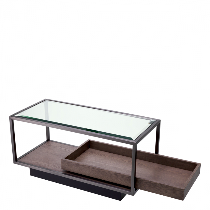 Măsuță laterală, Roxton, finisaj bronz, Dims: L. 90 | W. 42 | H. 44  (CM) [3]