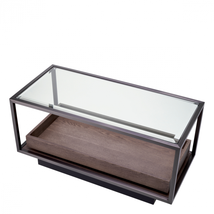 Măsuță laterală, Roxton, finisaj bronz, Dims: L. 90 | W. 42 | H. 44  (CM) [2]