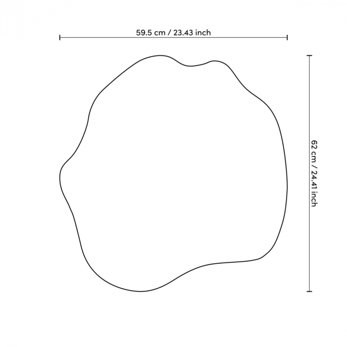 Măsuță laterală, Shapiro marmură usoara, Dims: L. 62 | W. 59.5 | H. 51  (CM) [6]