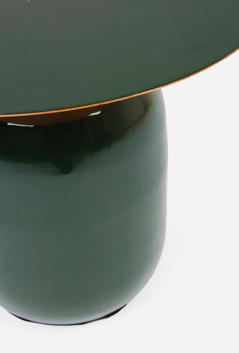 Masuta Nalima D50, Otel, Verde, 50x50x39.5 cm [6]