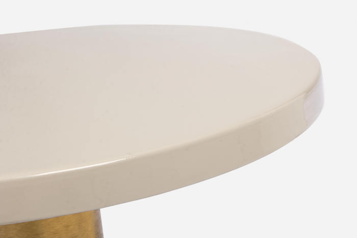 Masuta Nalima, Otel, crem/Auriu, 50.5x50.5x51 cm [3]