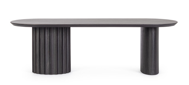 Masuta, Orissa, Lemn de mango, Negru, 130X65 [4]