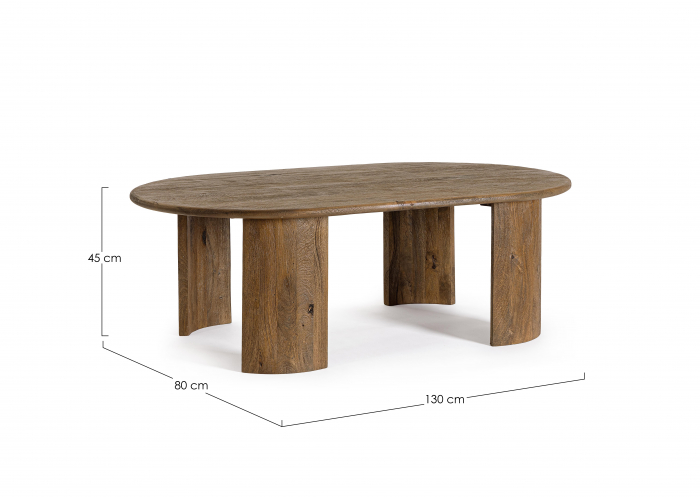 Masuta Orlando, Lemn, Maro, 130x80x45 cm [5]