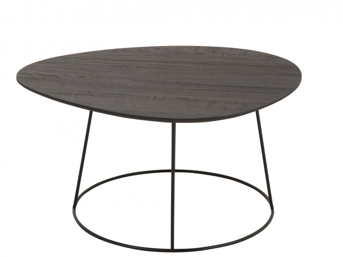 Masuta Oval, Lemn, Maro, 69x55x35 cm [2]