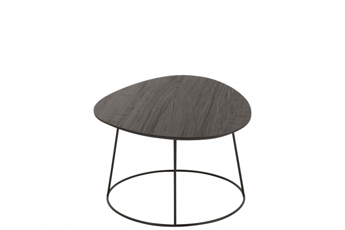 Masuta Oval, Lemn, Maro, 69x55x35 cm [4]