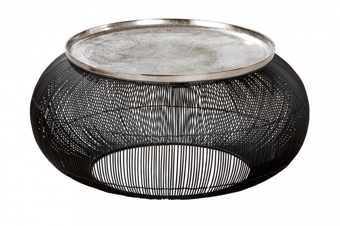 Masuta Puntual, Aluminiu, Argintiu/Negru, 30.5x64 cm [2]