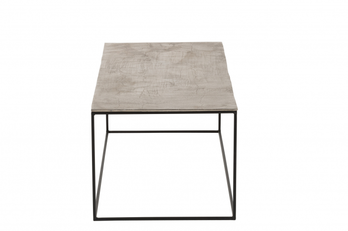 Masuta Rectangle, Metal, Argintiu, 110x49.5x41 cm [3]